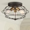 Designers Fountain 15in Jax 3-Light Vintage Bronze Interior Ceiling Light Flush Mount 1260-VB - alternate 4